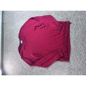 Old Navy Men's Red V-Neck Sweater XL